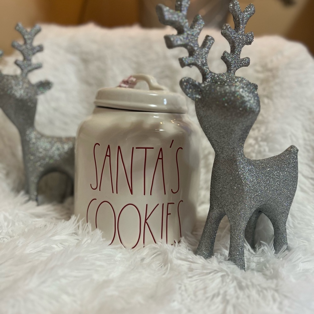 Rae Dunn Santa’s Cookies Canister BRAND NEW‼️